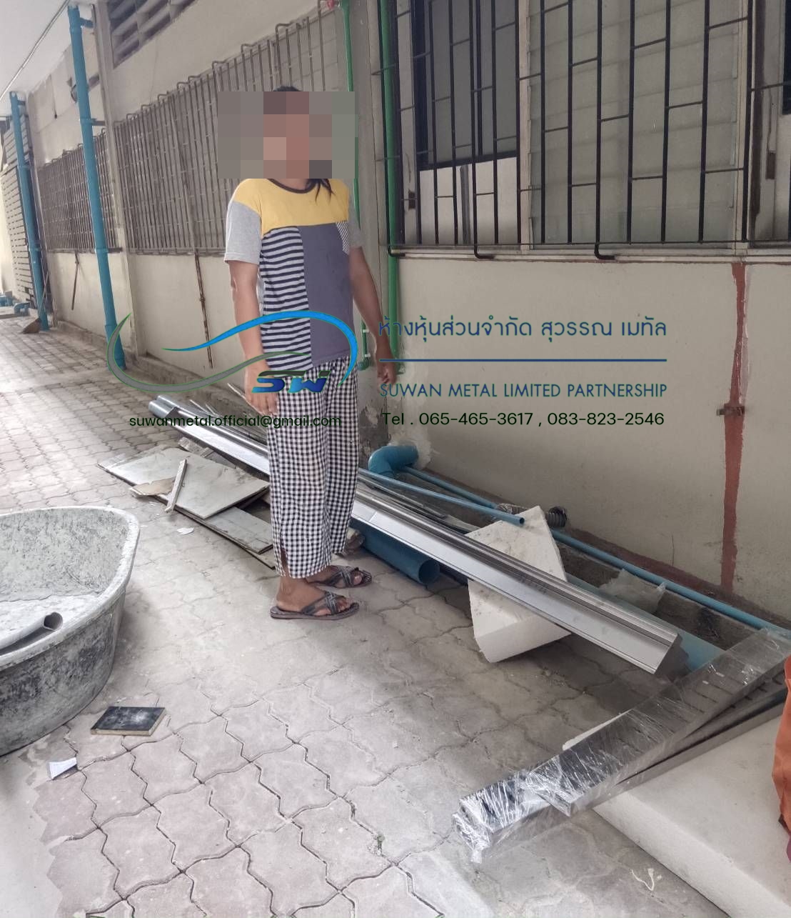 ผู้รับเหมา / ช่าง ผลิตชิ้นงานนำ Gutter ไปติดตั้งเอง 