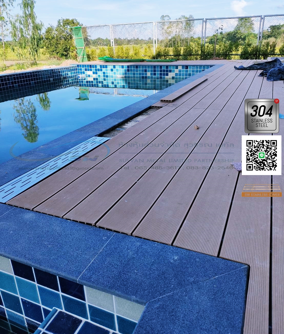 สระว่ายน้ำบ่อเกลือ ภูเก็ต stainless 316L