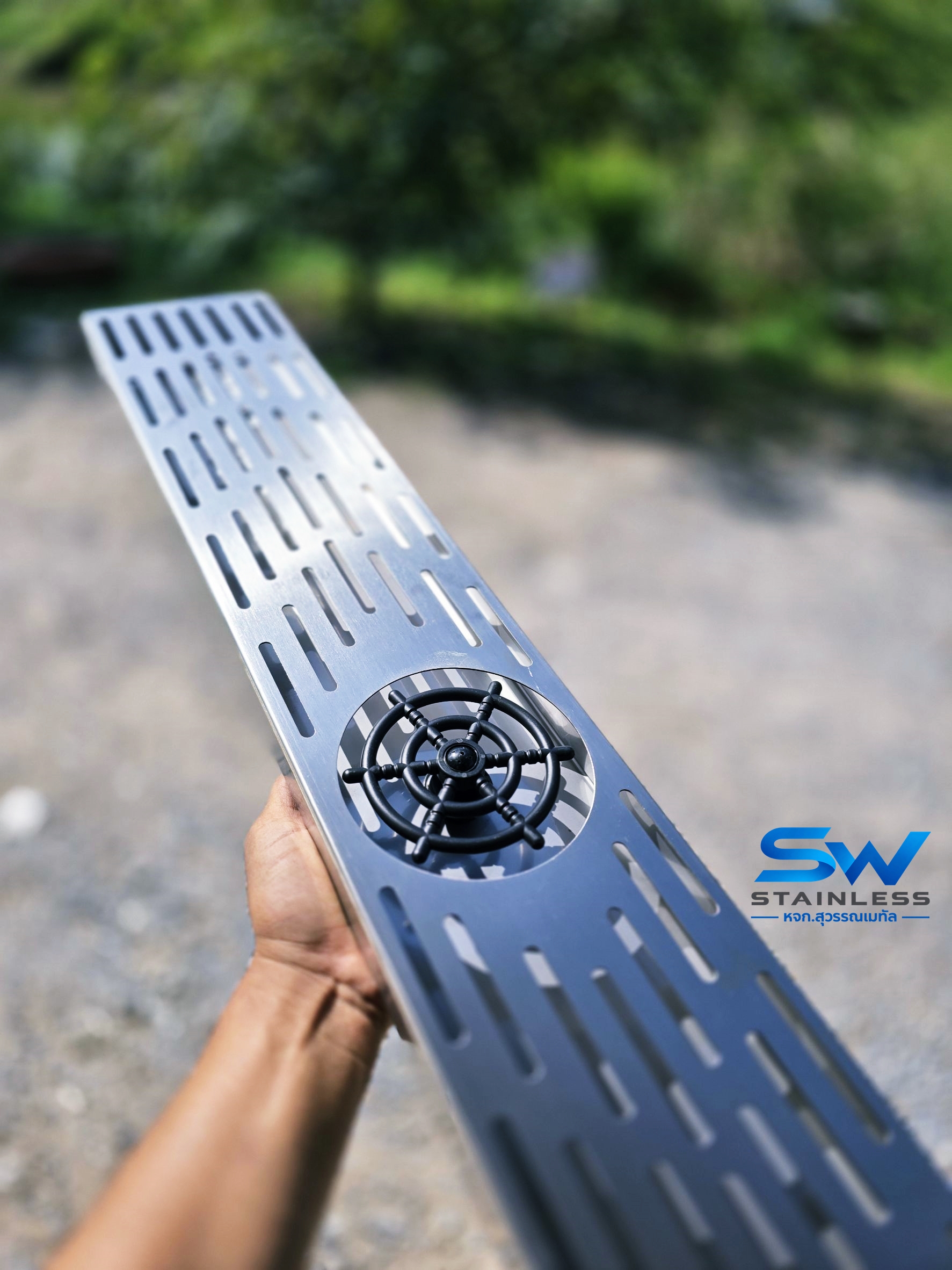 เครื่องล้างแก้ว cap rinser รุ่นหัวล้างเดี่ยว กว้าง15cm ยาว100cm sus304